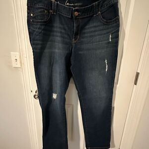Lane Bryant Women's  Jeans Straight Leg Genius Fit size 20
